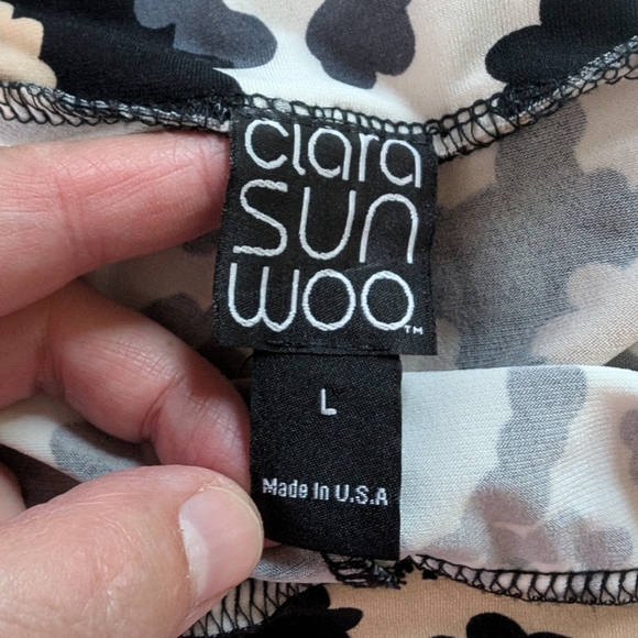 Clara Sun Woo Palazo Pants sz L - Picture 5 of 6